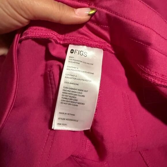 Figs Technical Collection Zamora Raspberry Sorbet Jogger Scrub Pant Size 2XL XXL - Picture 5 of 7